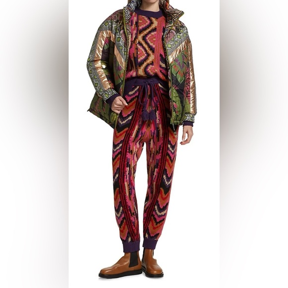 Farm Rio Tropical Rauti Reversible Puffer Jacket - Picture 2 of 12